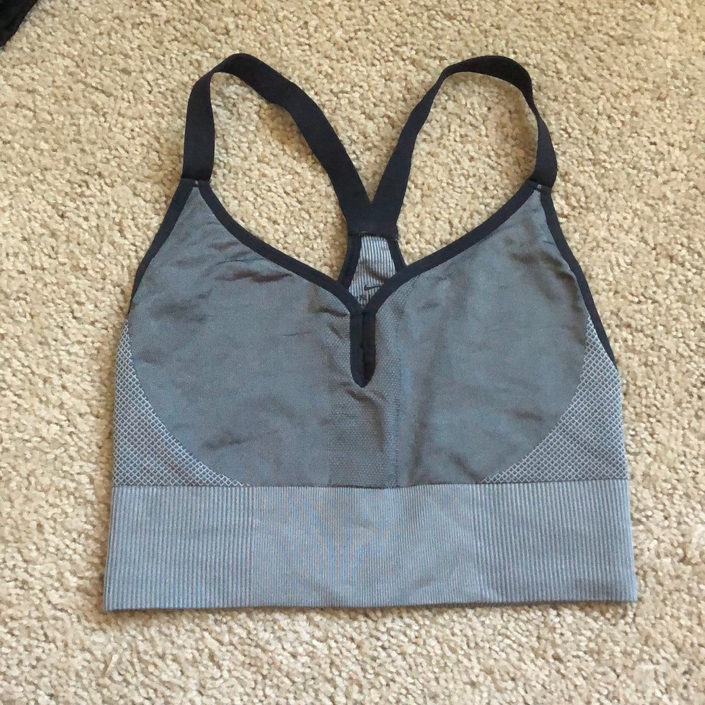 Nike charcoal sports bra